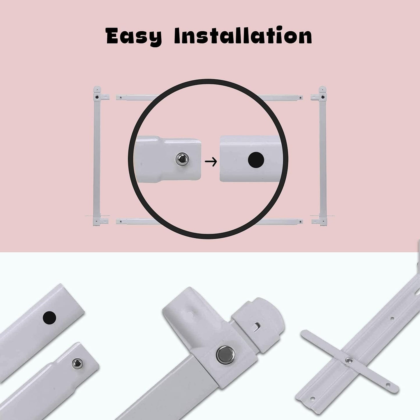 Baybee Bed Rail Guard for Baby – Portable, Adjustable Height, Foldable Safety Fence (180 x 63 cm) – Pack of 1