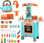 Baybee Little Chef Kitchen Set for Kids| Pretend Play Toys for Kids with Cooking Accessories Toys, Play Foods | Role Play Toys