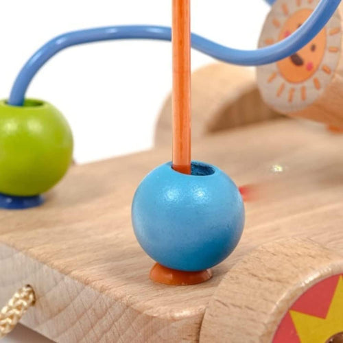 Baybee Kids Wooden Toys Beads Maze Roller Coaster Puzzle Toys for Kids