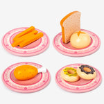 Baybee Mini Wooden Microwave Playset with Play Food Cooking Toys Oven Plaything Kitchen Pretend Play Toy Kitchen Montessori Toys