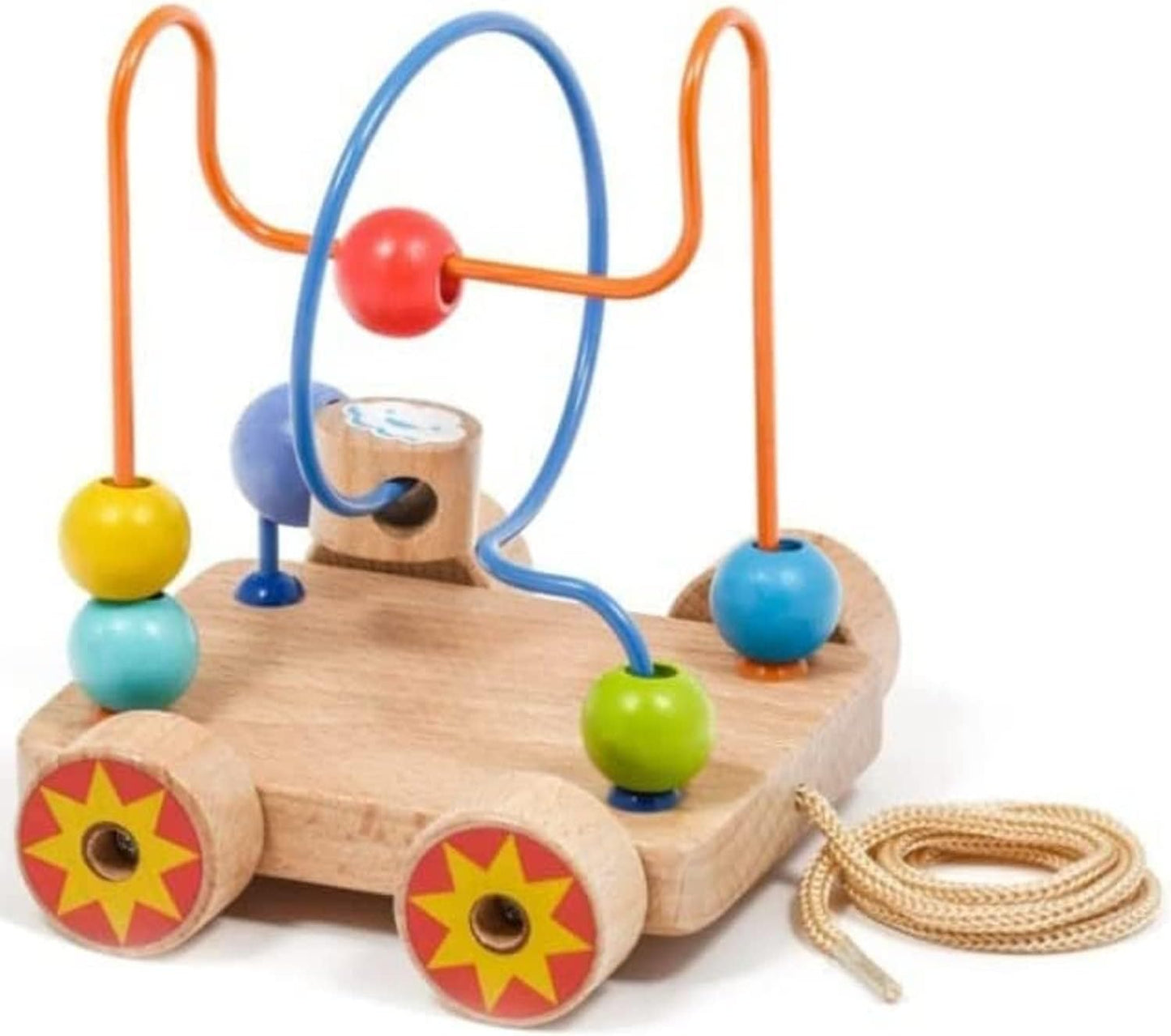 Baybee Kids Wooden Toys Beads Maze Roller Coaster Puzzle Toys for Kids