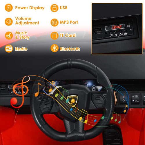 Baybee Licensed Sian Battery Operated Car for Kids, Ride on Toy Kids Car with Music, Light & USB | Electric Battery Car for Kids