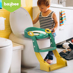 Baybee Vega 3-in-1 Baby Potty Seat With Ladder for Kids, Baby Potty Ladder Training Potty Chair with Splash Guard & Cushion Seat