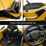 Baybee Licensed Sian Battery Operated Car for Kids, Ride on Toy Kids Car with Music, Light & USB | Electric Battery Car for Kids