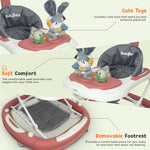 Baybee 3 IN 1 Baby Walker Cum Rocker, Activity Walker for Baby with 3 Height Adjustable & Parental Push Handle & Musical Bar