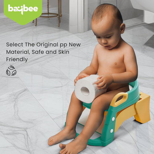 Baybee Vega 3-in-1 Baby Potty Seat With Ladder for Kids, Baby Potty Ladder Training Potty Chair with Splash Guard & Cushion Seat