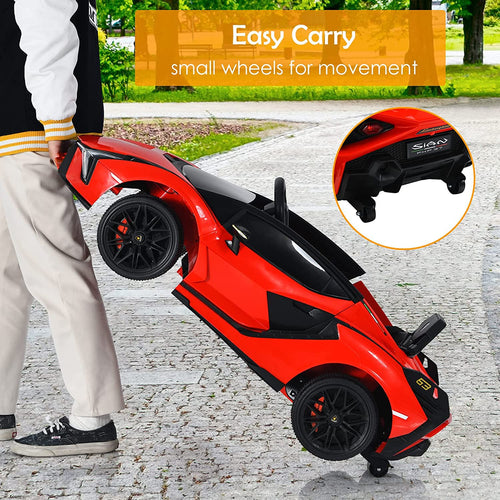 Baybee Licensed Sian Battery Operated Car for Kids, Ride on Toy Kids Car with Music, Light & USB | Electric Battery Car for Kids