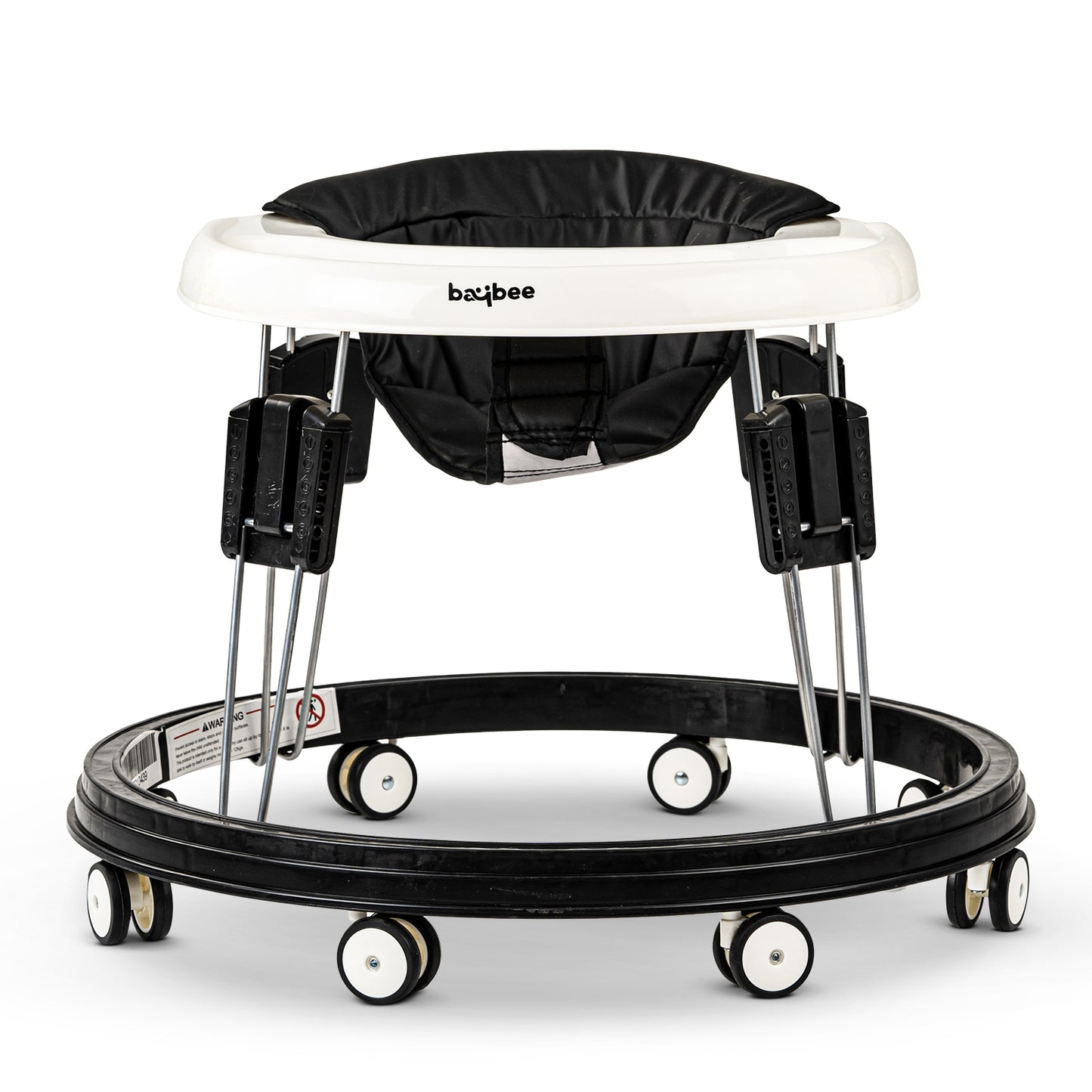Baybee Indy Round Kids Walker for Baby with 5 Adjustable Height, Food Tray & PU Leather Seat