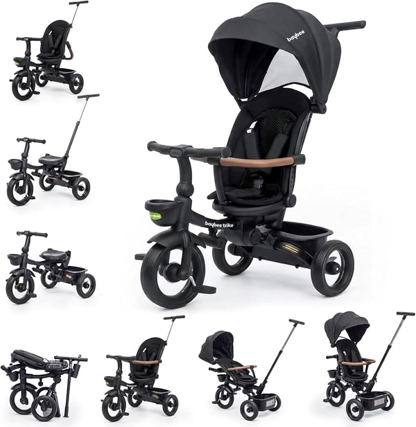 Baybee Cozy Kids Tricycle With Rotatable Seat & Canopy for 1-5 Years