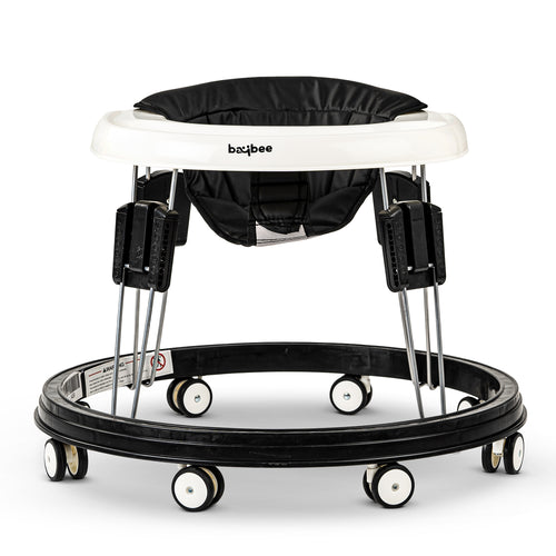 Baybee Indy Round Kids Walker for Baby with 5 Adjustable Height, Food Tray & PU Leather Seat