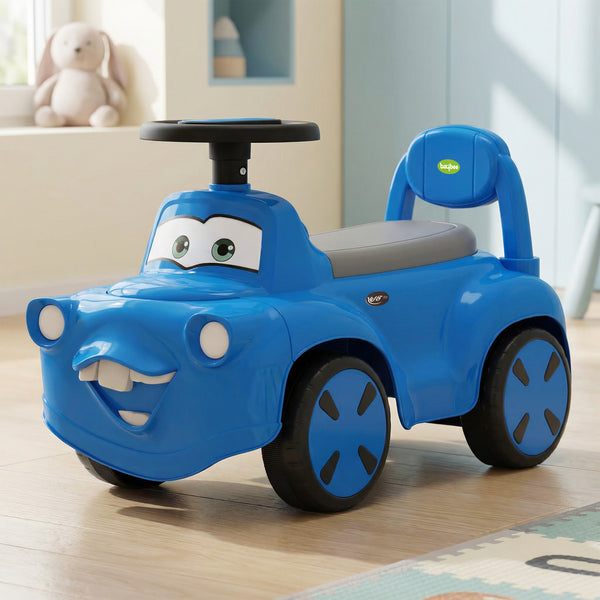 Baybee Baby Ride On Car with Push Handle, Lights & Music for  1-3 Years