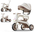Baybee Zeno 3 in 1 Tricycle with Canopy, Light & Music for Kids 1-5 Years
