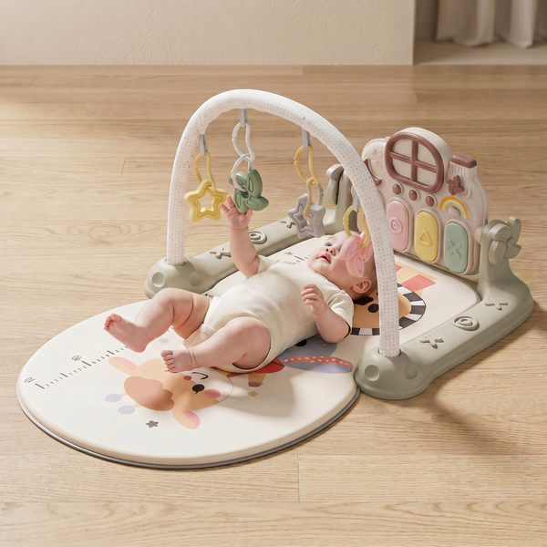Baybee Baby Play Gym Mat with Kick & Play Piano for Babies 0-12 Months