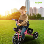 Baybee Spectre Baby Tricycle with Push Handle & Basket for Kids 2-5 Years