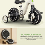 Baybee Buzzy Baby Tricycle 2-in-1 Balance Bike with Music for Kids 1-5 Years