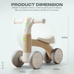 Baybee Pebble Balance Bike with EVA Wheels for 1-3 Years