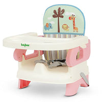 BAYBEE Booster Seat for Feeding Baby - Baby Food Chair with Removable Dining Tray - Comfortable Foldable Seat with Safety Belt