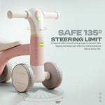 Baybee Pebble Balance Bike with EVA Wheels for 1-3 Years