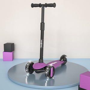 Baybee Alpha-Glide 3-Wheel Kids Scooter with LED Wheels & Adjustable Handle