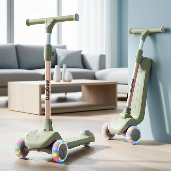 Baybee Glyde Kids Scooter with LED Wheels & Music for 3-12 Years
