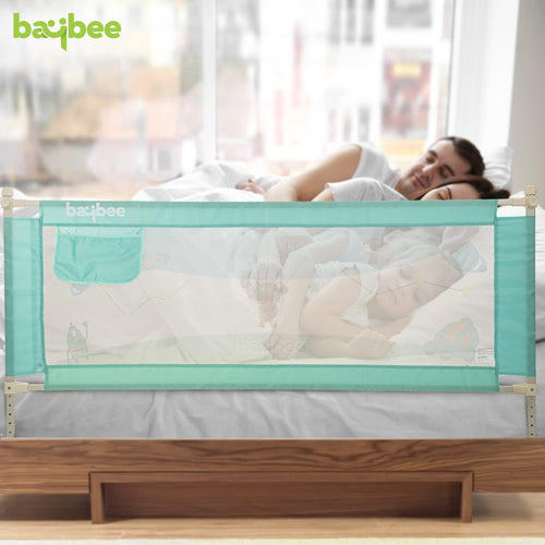 Baybee Bed Rail Guard for Baby – Portable, Adjustable Height, Foldable Safety Fence (180 x 63 cm) – Pack of 1
