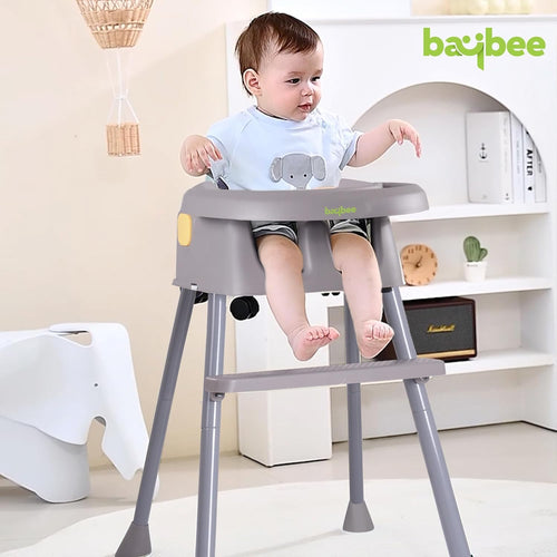 Baybee Baby High Chair 4 in 1 Convertible Feeding Chair for Kids 6 Months+