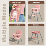 Baybee Baby High Chair 3-in-1 Convertible Feeding Chair for Kids 6 Months to 3 Years