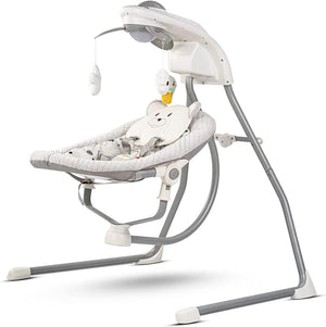 Baybee Strola Automatic Electric Baby Swing Cradle With 4 Swing Speeds, Soothing Vibrations & Music
