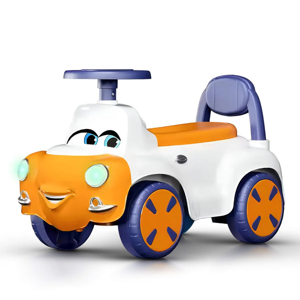 Baybee Lil Snug Ride On Car with Lights, Music & Storage for Kids 1-3 Years