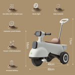 Baybee Battery Operated Kids Bike Scooty with Light Music for 3-6Y