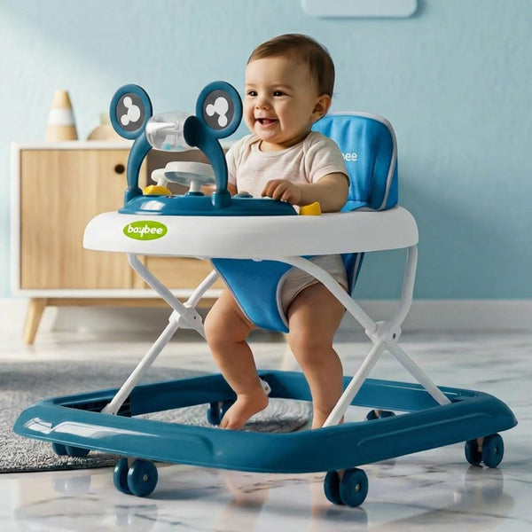 Baybee Pixora Baby Walker with Musical Tray & Adjustable Height for  6-18 Months