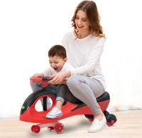 Baybee Roadmaster Magic Car for Kids | Ride on Toy Swing Car for Kids with PU Led Wheels, Light & Music.