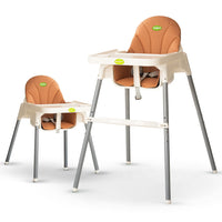 Baybee Baby High Chair for Feeding 2 in 1 Adjustable Baby Feeding Chair with 2 Height Adjustable, High Chair for 6 Months to 3 Years