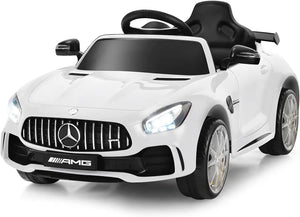 Baybee Licensed Benz GTR Battery Operated Car for Kids, Ride on Toys Kids Car with Leather Seat, Music & Light