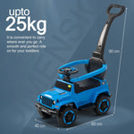 Baybee 2 in 1 Villy Kids Ride on Car for Baby with Parental Handle,Music & Light| Push Car for Baby | Push Ride on Toy Car