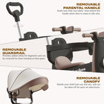 Baybee Zeno 3 in 1 Tricycle with Canopy, Light & Music for Kids 1-5 Years
