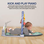 Baybee Baby Play Mat 2 In 1 Play Gym Musical Piano Kick Play 0-36M
