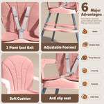 Baybee Baby High Chair 3-in-1 Convertible Feeding Chair for Kids 6 Months to 3 Years