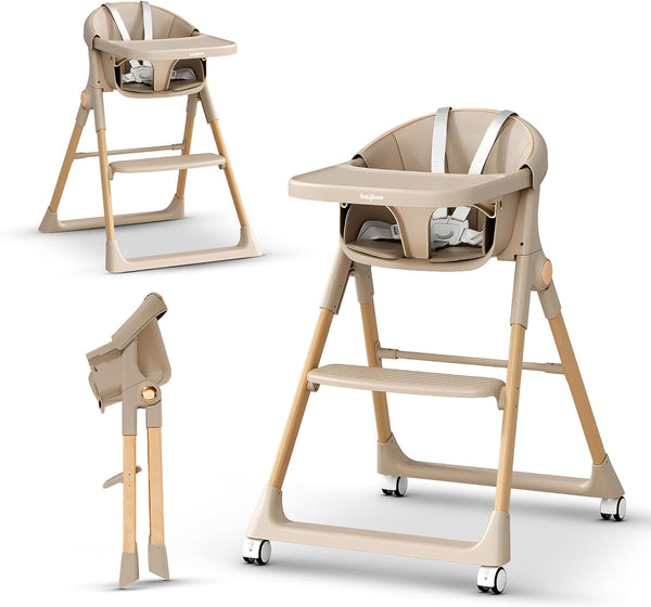 Baybee Premium 3-in-1 Baby High Chair with Adjustable Tray for 6M- 5 years