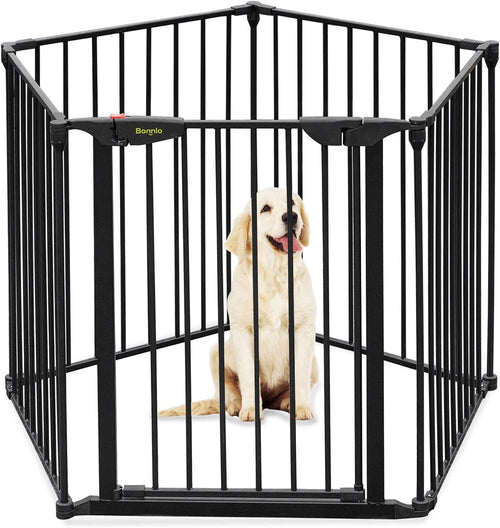 Baybee Auto Close Safety Baby Gate Auto Close Safety Baby Gate, Extra Tall and Wide Child Gate, Easy Walk Thru Durability Dog Gate