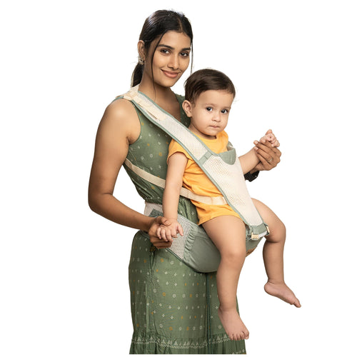 Baybee 6 in 1 Ergo Baby Carrier for Newborn Baby Carrier with Hip Seat, Baby Kangaroo Carrier Bag - 3 - 36 months