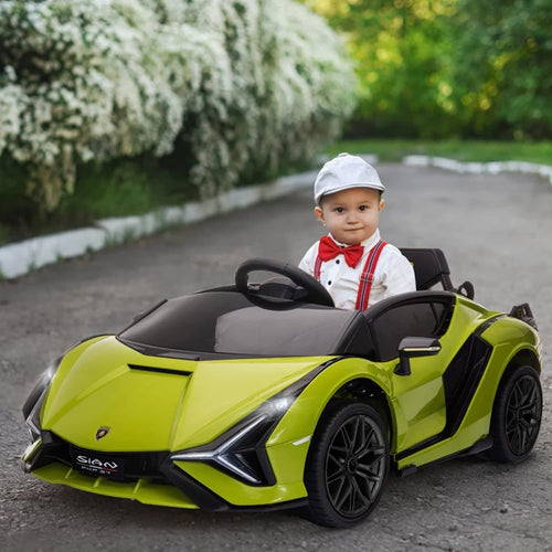 Baybee Licensed Sian Battery Operated Car for Kids, Ride on Toy Kids Car with Music, Light & USB | Electric Battery Car for Kids
