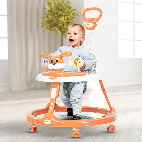 Baybee Petalia Pro Baby Walker with Push Handle & Music 6-18 Months