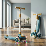 Baybee 3 Wheel Kick Scooter with LED Wheels for Kids 3-8 Years