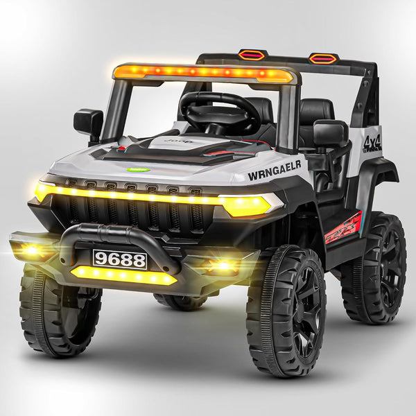 Baybee Wagon Ride On Car with LED Lights for Kids 2-6 Years