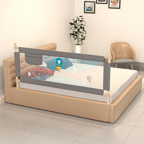 Baybee Bed Rail Guard for Baby – Portable, Adjustable Height, Foldable Safety Fence (180 x 63 cm) – Pack of 1