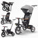 Baybee Cozy 7-in-1 Convertible Tricycle with Canopy & Parental Handle
