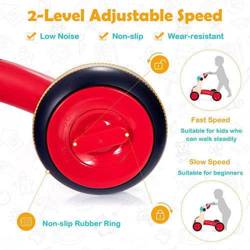 Baybee Multifunctional Baby Activity Walker for Kids with Lights, Horn, Rotating Gears, Toy Bear & Mobile