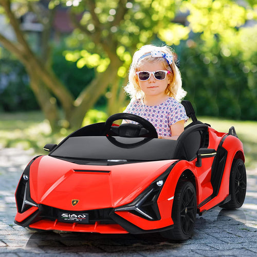 Baybee Licensed Sian Battery Operated Car for Kids, Ride on Toy Kids Car with Music, Light & USB | Electric Battery Car for Kids
