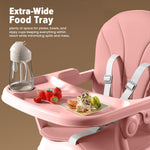 Baybee Baby High Chair 3-in-1 Convertible Feeding Chair for Kids 6 Months to 3 Years